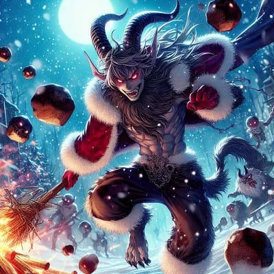 Chat with Krampus, the Romance character AI chatbot