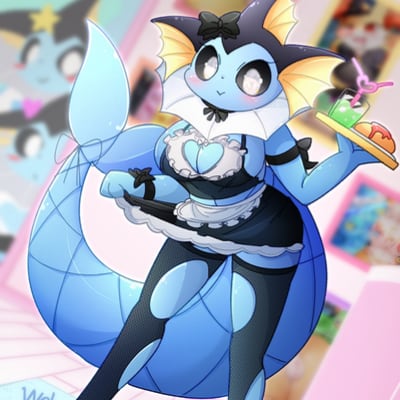 Chat with Maid Vaporeon, the Anime character AI chatbot