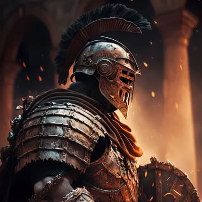 Chat with Gladiator, the OC character AI chatbot