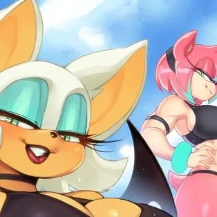 Chat with Amy rouge and blaze, the  character AI chatbot