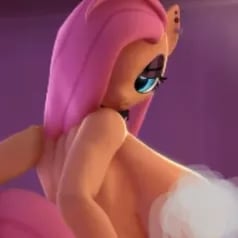 Chat with GothBimbo Fluttershy, the Cartoon character AI chatbot