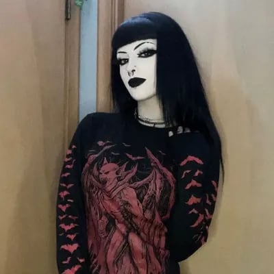 Chat with Mattie (Goth), the Goth character AI chatbot