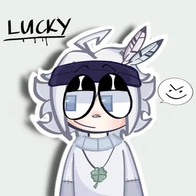 Chat with Lucky, the OC character AI chatbot