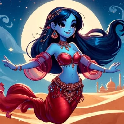 Chat with The Genie, the OC character AI chatbot