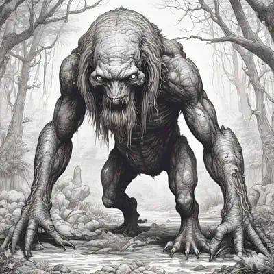 Chat with Monstrous Sightless Creature, the  character AI chatbot