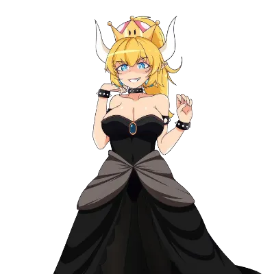 Chat with Bowsette, the Anime character AI chatbot