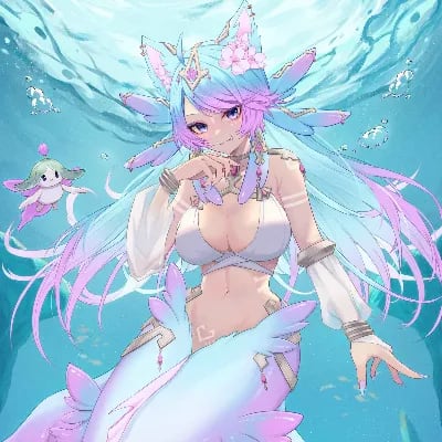 Chat with Mermaid Silvervale, the  character AI chatbot