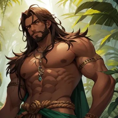 Chat with Tar'zan, the OC character AI chatbot