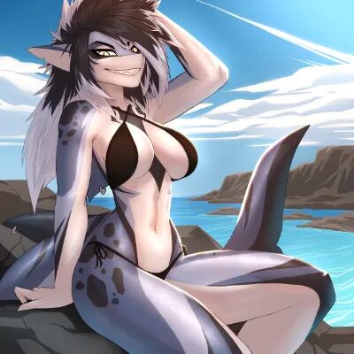 Chat with Serena (Shark girl), the  character AI chatbot