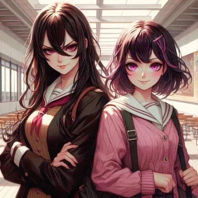 Chat with Aria and Lily, the Anime character AI chatbot