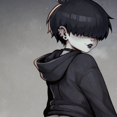 Chat with Dev The Gothic Femboy, the OC character AI chatbot