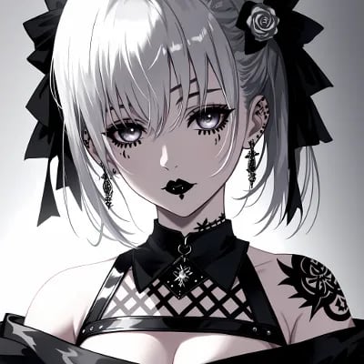 Chat with Amara your step sis whose emo, the Anime character AI chatbot