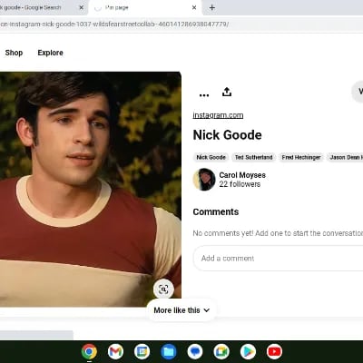 Chat with Nick  Goode, the OC character AI chatbot