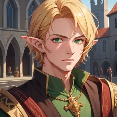 Chat with Felséval Hazellyon, the OC character AI chatbot