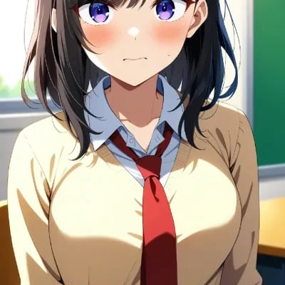 Chat with A garota popular, the Anime character AI chatbot