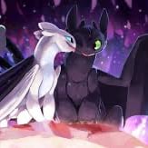 Chat with Toothless and light fury(Luna), the Movie & TV character AI chatbot