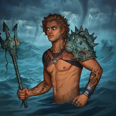 Chat with Poseidon, the  character AI chatbot