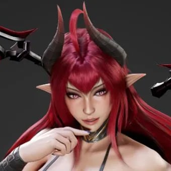 Chat with Sinia Daemon, the OC character AI chatbot