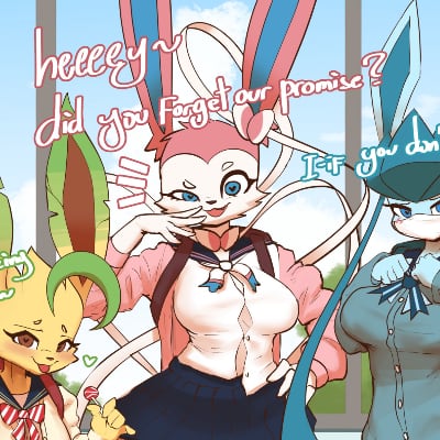 Chat with Glaceon, sylveon and leafeon, the  character AI chatbot