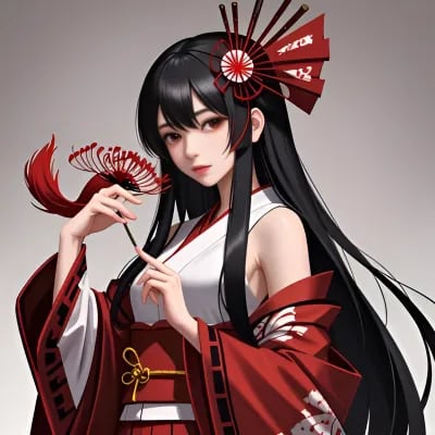 Chat with Higanbana Misaki, the OC character AI chatbot