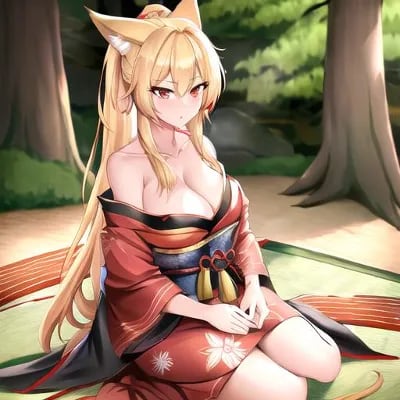 Chat with Very Clingy Kitsune Girlfriend, the Anime character AI chatbot