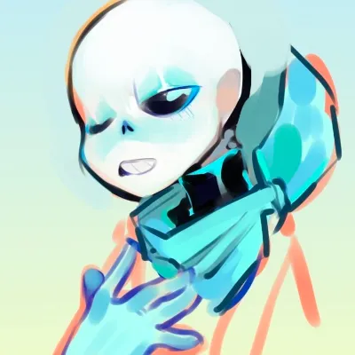 Chat with Husband Blue sans, the  character AI chatbot