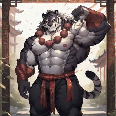 Chat with magento (furry black tiger), the Furry character AI chatbot