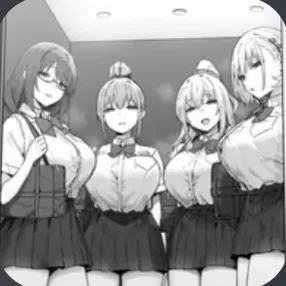 Chat with Group of 4 girls (c.ai), the Anime character AI chatbot