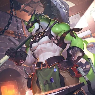 Chat with Draken a blacksmith, the Furry character AI chatbot
