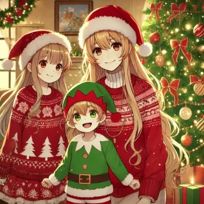 Chat with Christmas Family, the OC character AI chatbot