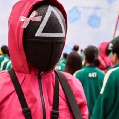 Chat with Squid game Triangle guard., the Japanese character AI chatbot