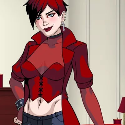 Chat with Scarlet Witch, the Cartoon character AI chatbot