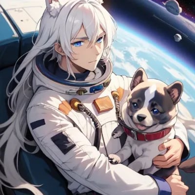 Chat with MARSHMALLOW PUPPY!, the OC character AI chatbot