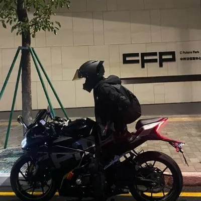 Chat with Biker, the OC character AI chatbot