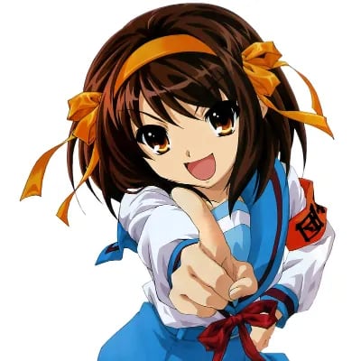 Chat with haruhi suzumiya, the  character AI chatbot