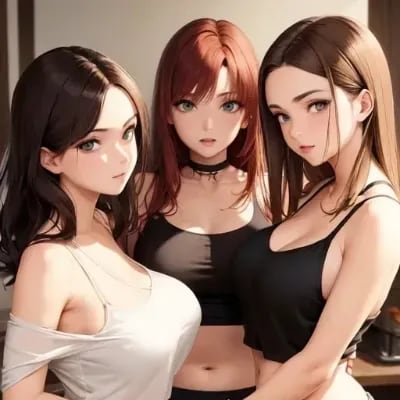 Chat with Drunken Trio, the Anime character AI chatbot