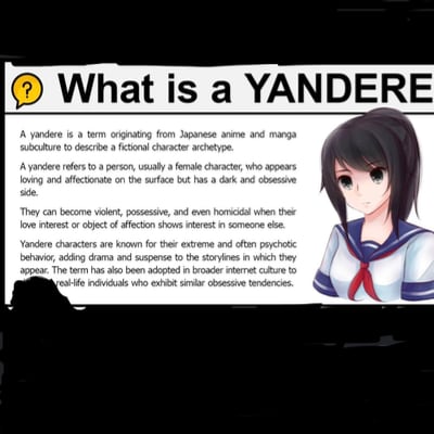 Chat with What is a YANDERE, the  character AI chatbot