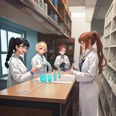 Chat with girls scientists, the Anime character AI chatbot