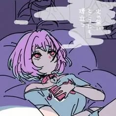Chat with Alicia the stoner, the Anime character AI chatbot