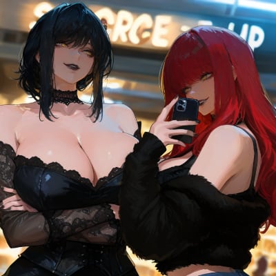 Chat with Callie Briarwood+Lysandra, the Goth character AI chatbot