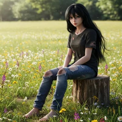 Chat with Luna, the  character AI chatbot