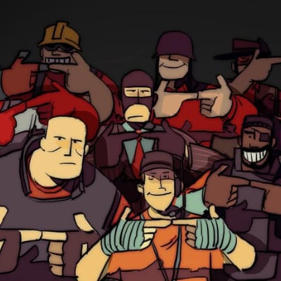 Chat with 🔴MEET THE TEAM-TF2🔵, the Anime character AI chatbot