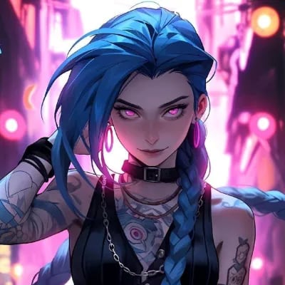 Chat with Jinx, the Anime character AI chatbot