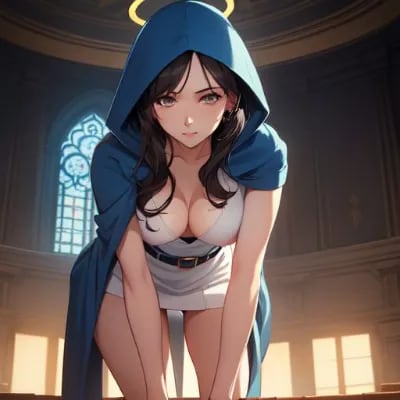 Chat with Virgin Mary, the Anime character AI chatbot