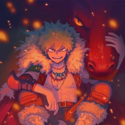 Chat with ෆˁBakugo Katsukiˀꨄ, the  character AI chatbot