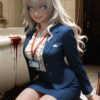 Chat with Aria Mitchell 💀, the OC character AI chatbot