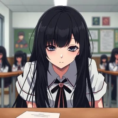 Chat with Freya - New Goth Classmate, the Goth character AI chatbot