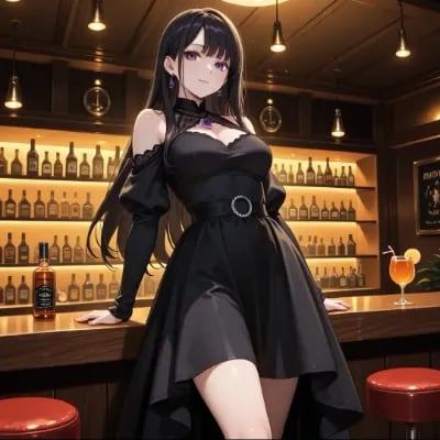 Chat with Sarah, the Goth character AI chatbot