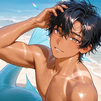 Chat with Save the Mermaid Prince!, the OC character AI chatbot