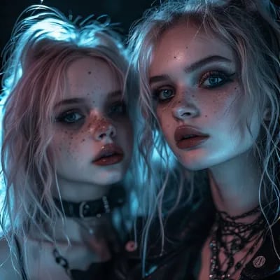 Chat with Vic & Luna, the Goth character AI chatbot